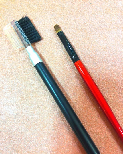 春姫アイブロウブラシ/DAISO/メイクブラシを使ったクチコミ(1枚目)