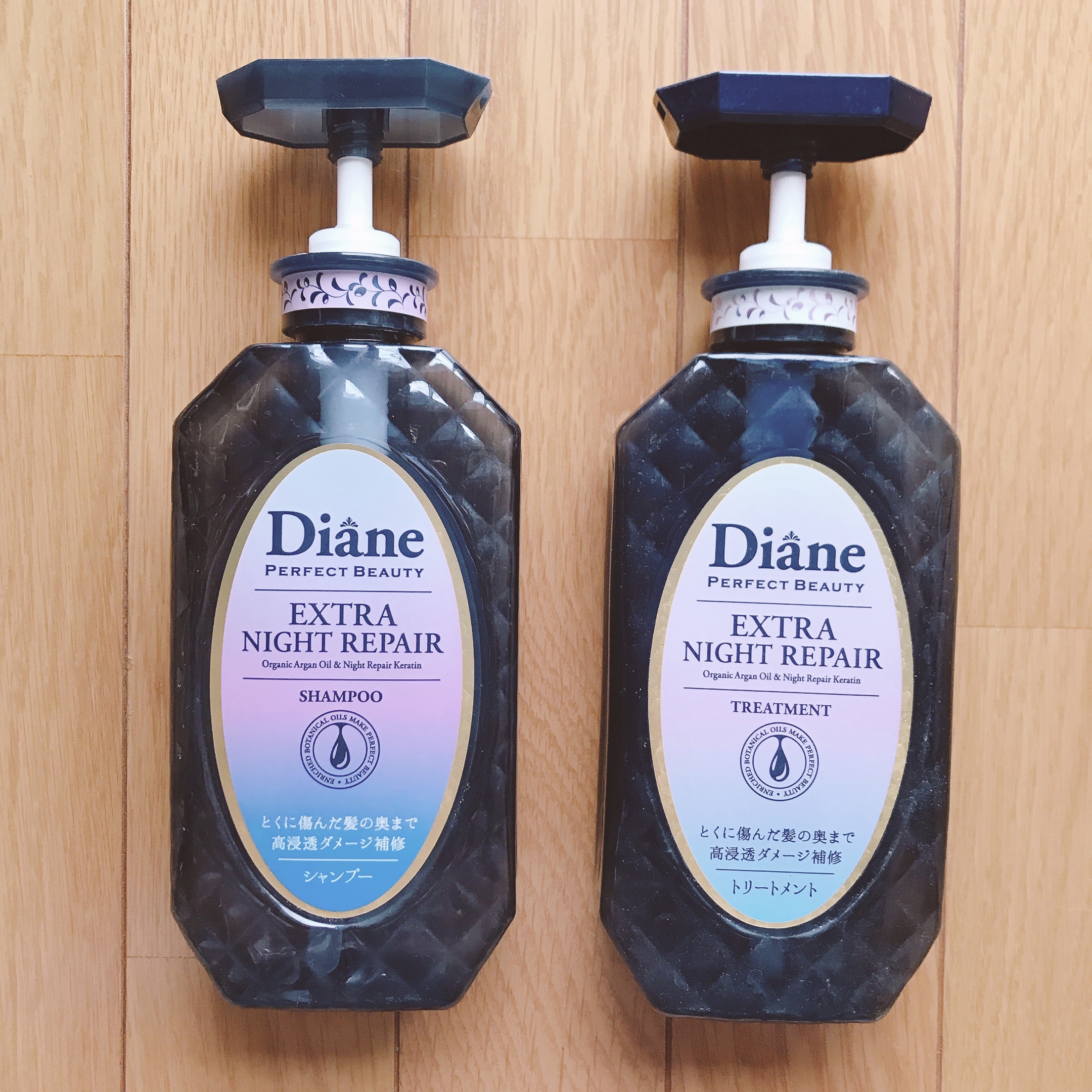 エクストラナイトリペア シャンプー＆トリートメント シャンプー & トリートメント 本体セット/ダイアン/市販シャンプーを使ったクチコミ（1枚目）