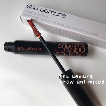 ブローアンリミテッド クラッシュド オレンジ/shu uemura/マスカラを使ったクチコミ（1枚目）