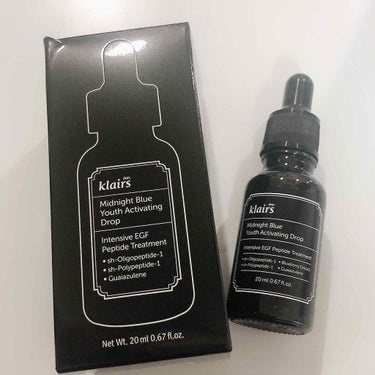 ミッドナイトブルーユースアクティベーティングドロップ(20ml)/Klairs/美容液を使ったクチコミ（1枚目）