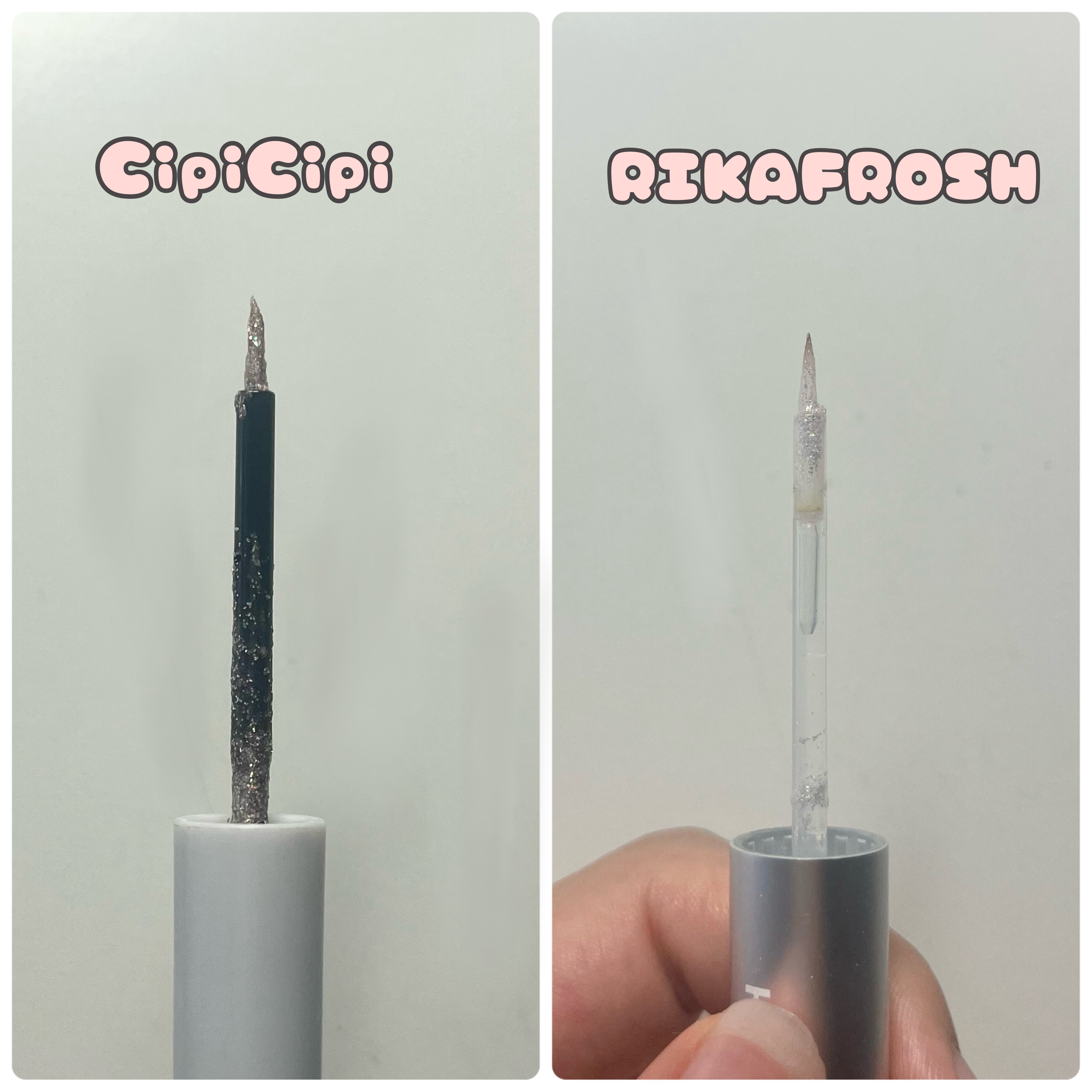 アイビービーグリッター/RICAFROSH/グリッターを使ったクチコミ（2枚目）