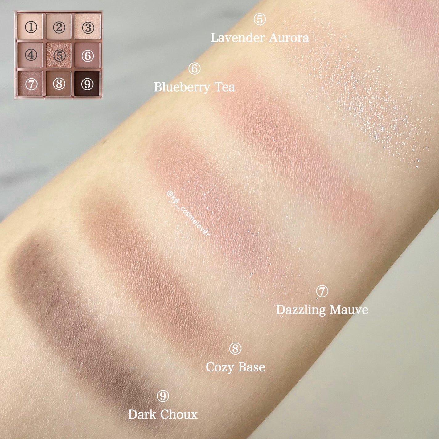 KEYBO FALL IN LOVE SHADOW PALETTE/keybo/アイシャドウパレットを使ったクチコミ(5枚目)
