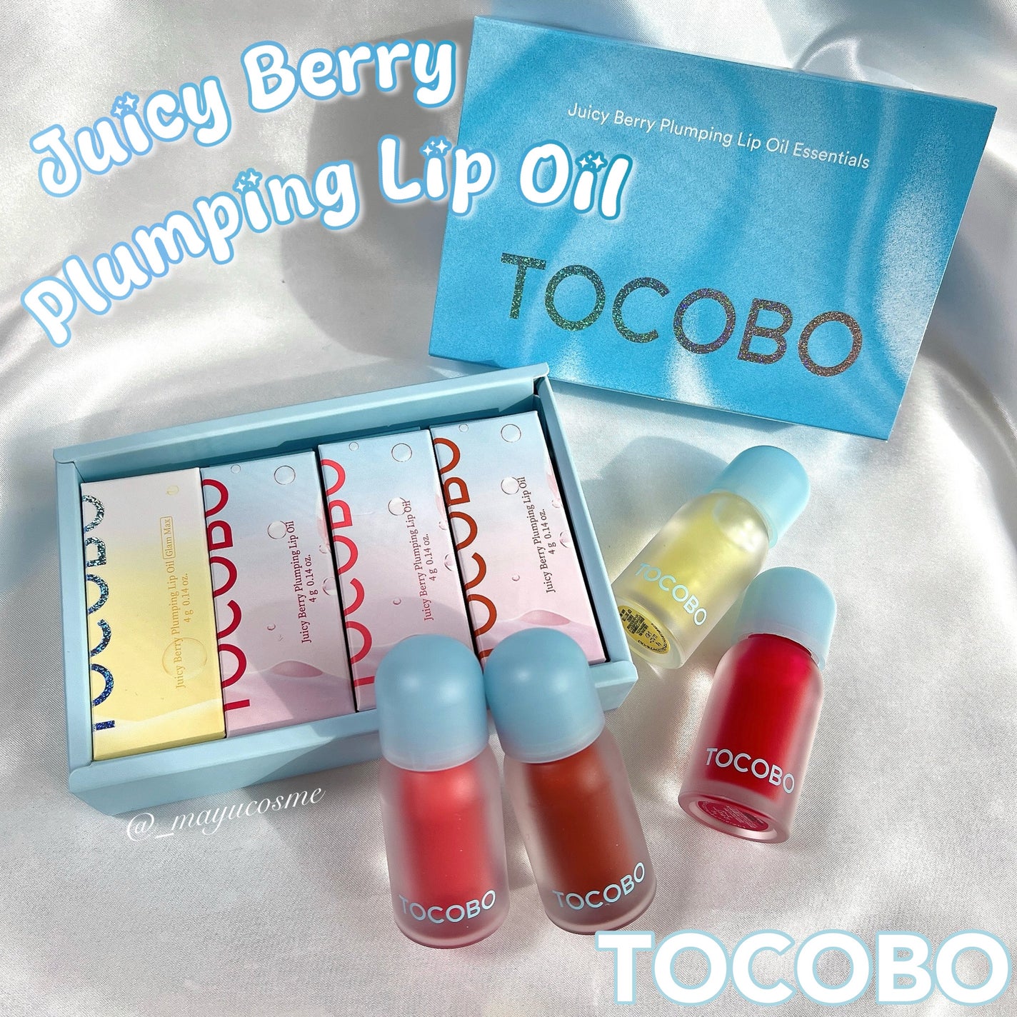 ジューシーベリープランピングリップオイル/TOCOBO/リップグロスを使ったクチコミ(1枚目)