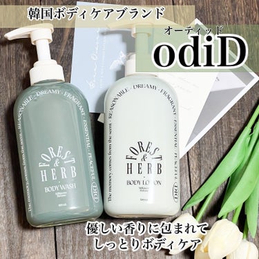 odiD ミルクインセラ パフュームボディローションのクチコミ「#pr
メガ割でもおすすめの大容量ボディケア！
韓国ボディケアブランドodiDか(オーディッド.....」（1枚目）