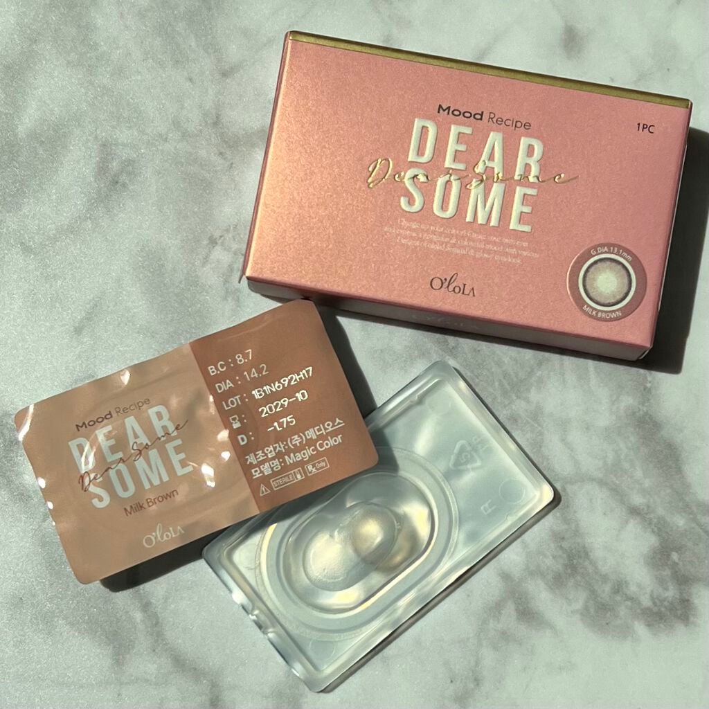 ディアサム(DearSome)/OLOLA/カラーコンタクトレンズを使ったクチコミ(5枚目)