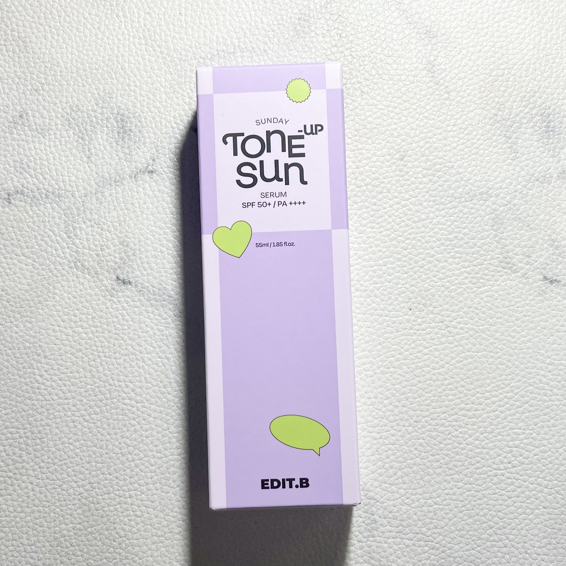 サンデートーンアップサンセラム/EDIT.B/美容液を使ったクチコミ（2枚目）