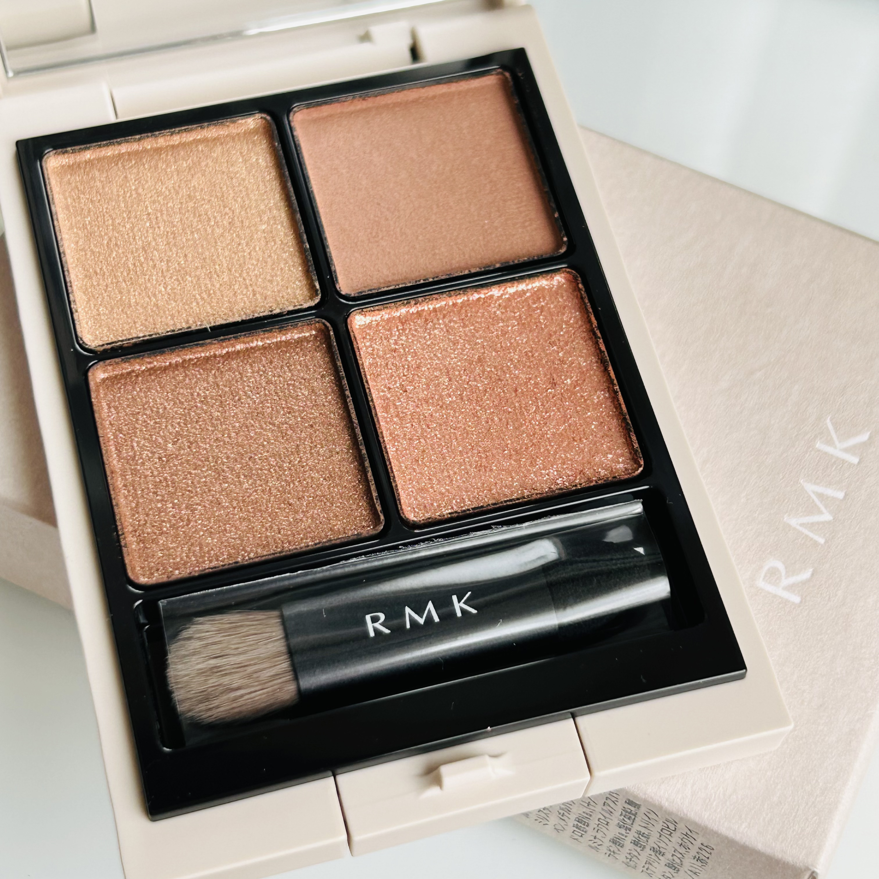 RMK シンクロマティック アイシャドウパレット/RMK/アイシャドウパレットを使ったクチコミ（2枚目）
