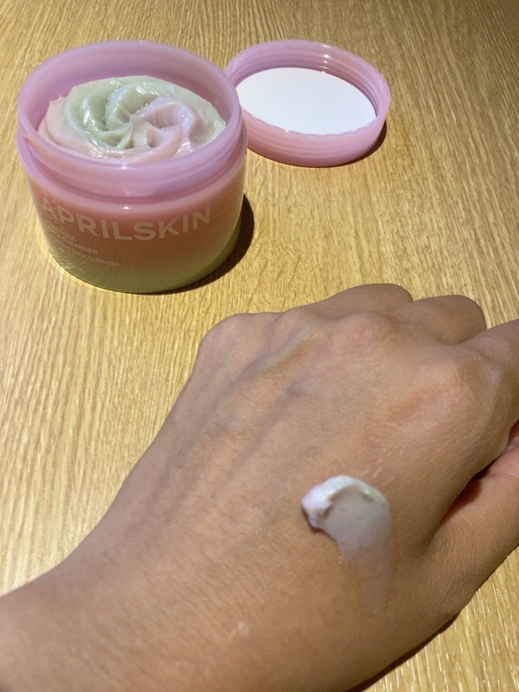 ピンクアロエメレンゲクレンザー/APRILSKIN/その他洗顔料を使ったクチコミ(4枚目)