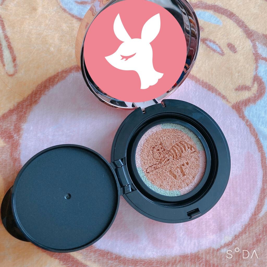 CICAレッドネスモイスチャーカバークッション/VT/クッションファンデーションを使ったクチコミ(2枚目)