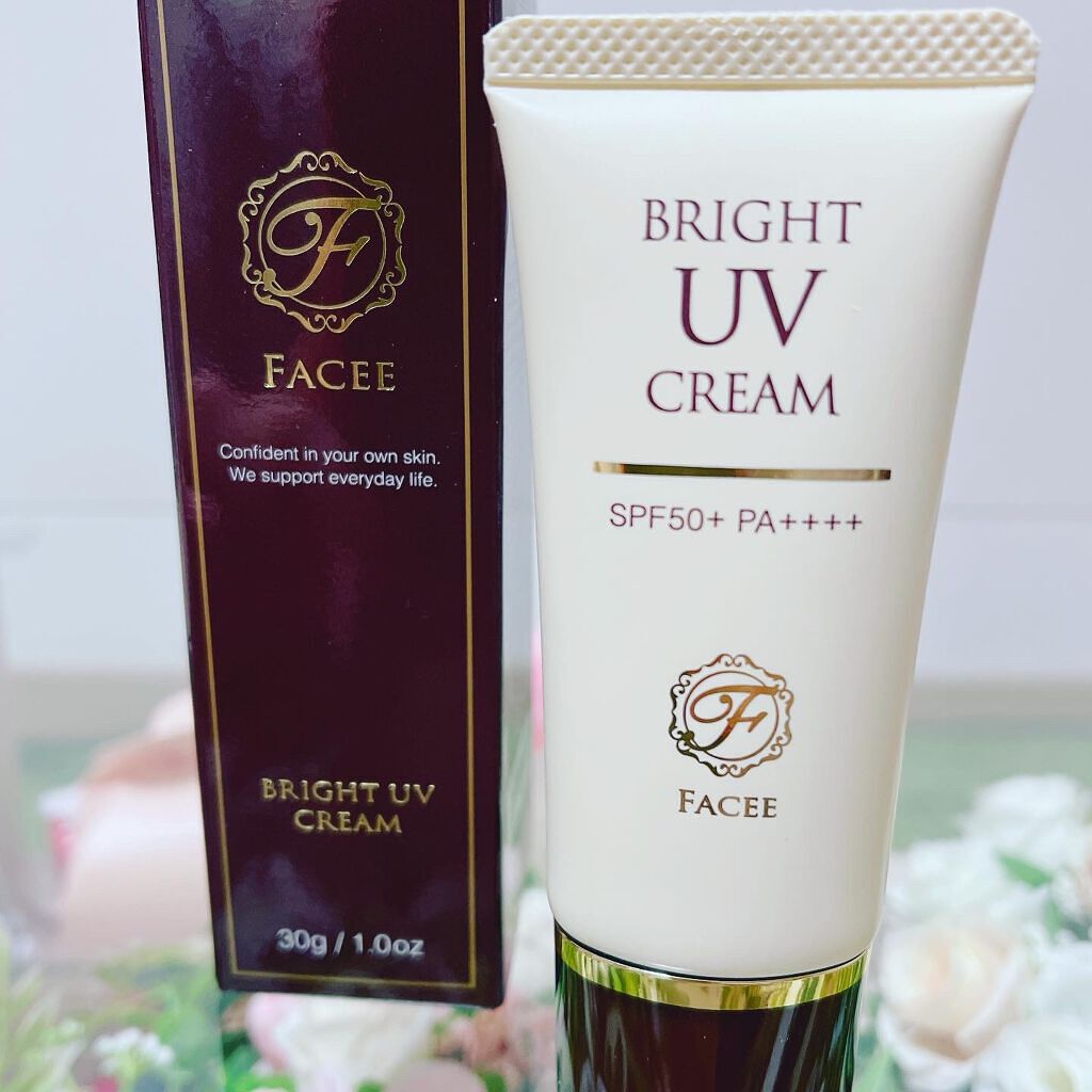 ブライトUVクリーム/Facee/日焼け止めクリームを使ったクチコミ(1枚目)