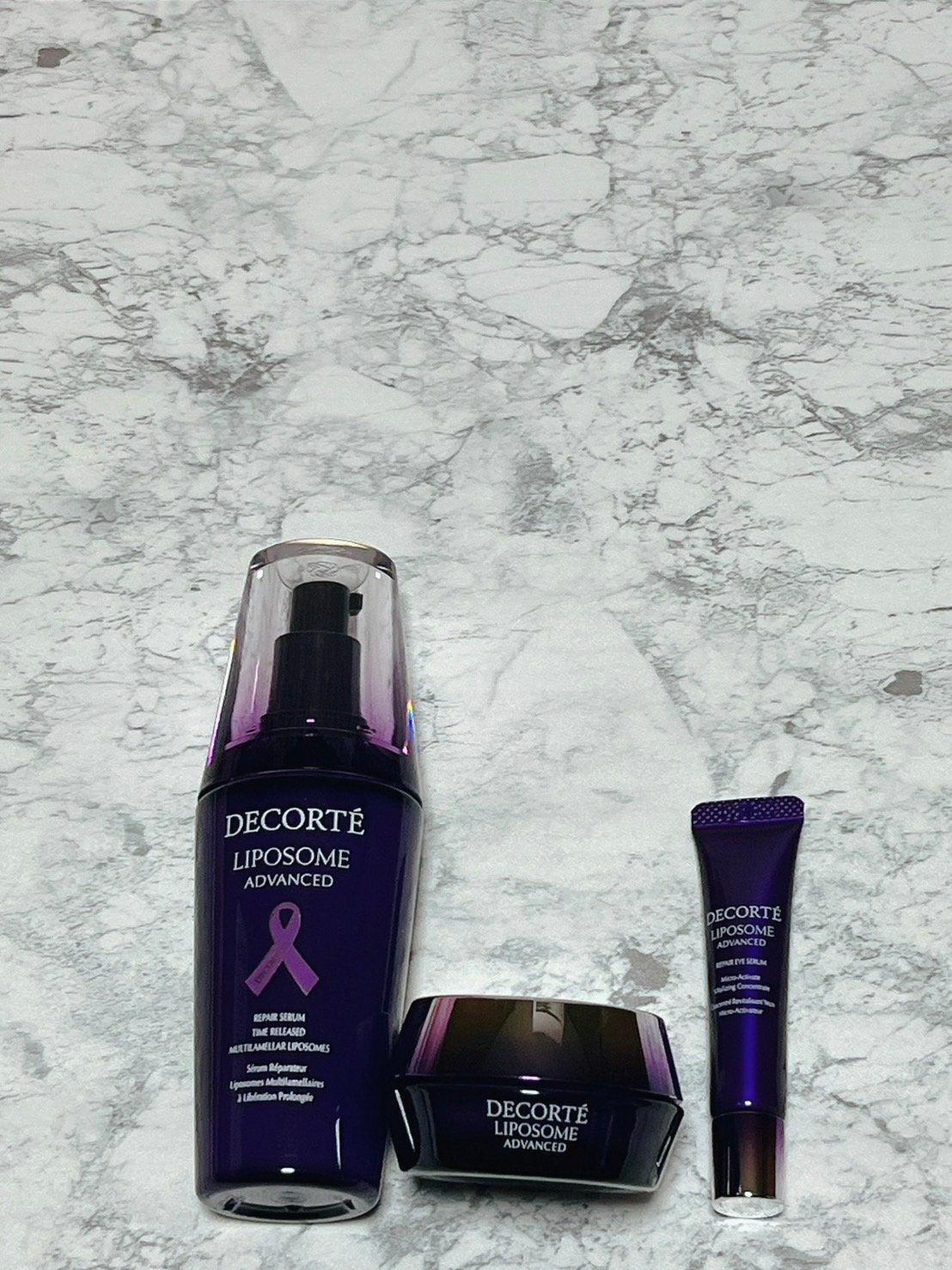 リポソーム アドバンスト パープルリボン セット 2023/DECORTÉ/スキンケアキットを使ったクチコミ(2枚目)