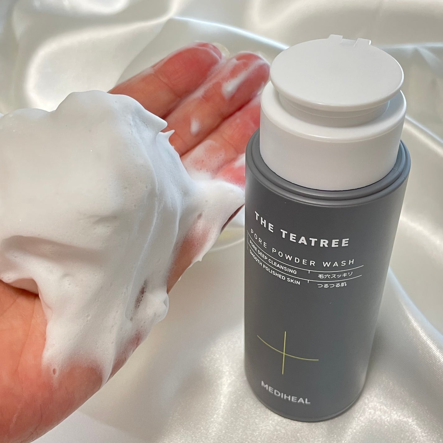 THE ティーツリー ポア パウダーウォッシュ/MEDIHEAL/洗顔パウダーを使ったクチコミ(1枚目)