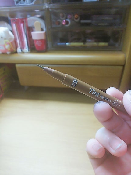 ETUDE ティント マイ ブロウのクチコミ「ETUDE HOUSEのティントマイブロウですっ
にじみのない自然なまゆ毛を完成させるリキッ.....」(2枚目)
