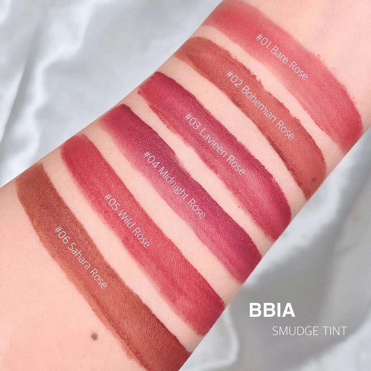 スマッジティント FLOWER MARKET/BBIA/リップティントを使ったクチコミ(3枚目)