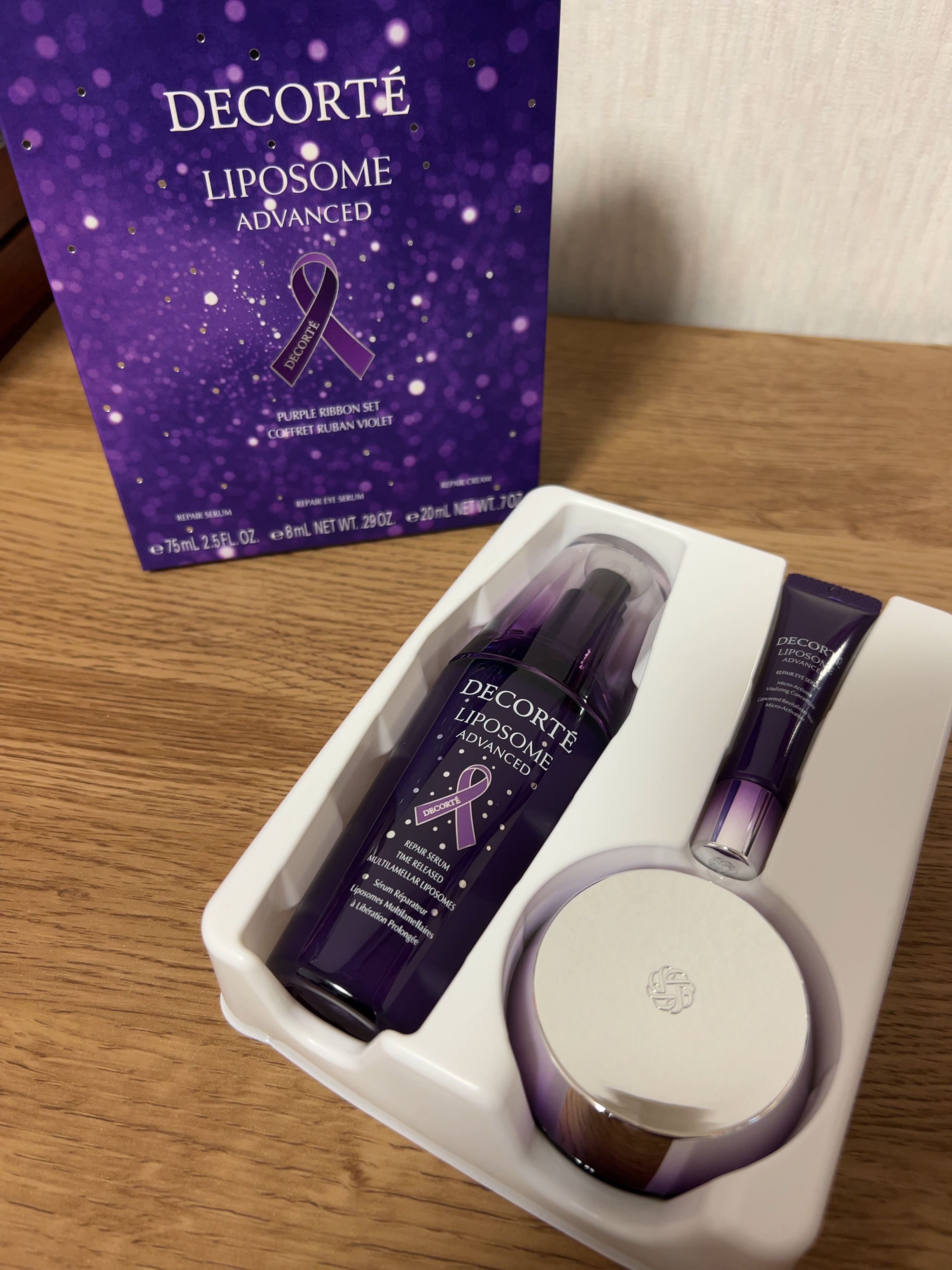 リポソーム アドバンスト パープルリボン セット/DECORTÉ/スキンケアキットを使ったクチコミ（3枚目）