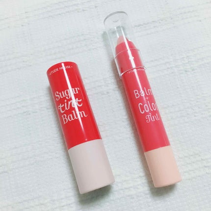 ETUDE シュガーティントバームのクチコミ「ETUDE HOUSE リップ ティント
スティック タイプ
🌹sugar tint bal.....」(1枚目)
