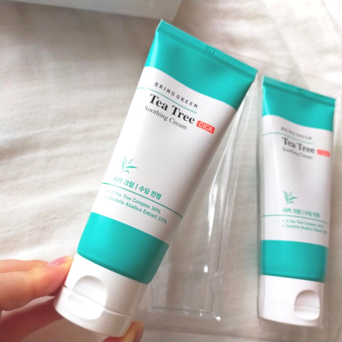 ティーツリーシカスージングクリーム/BRING GREEN/フェイスクリームを使ったクチコミ（2枚目）