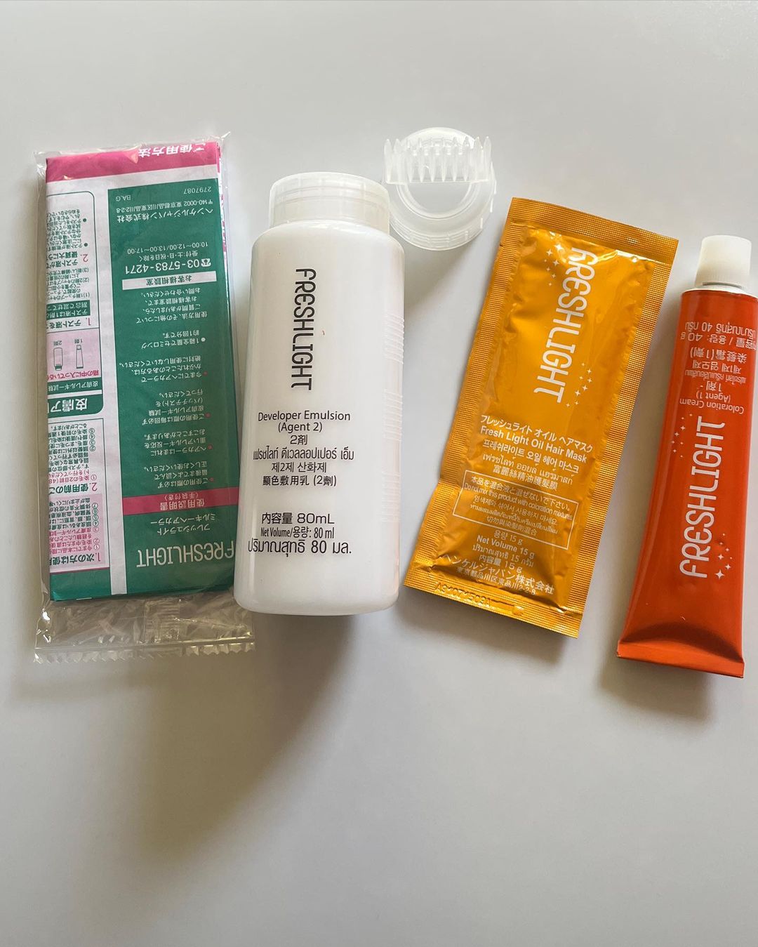 ミルキーヘアカラー/フレッシュライト/ヘアカラーを使ったクチコミ(3枚目)