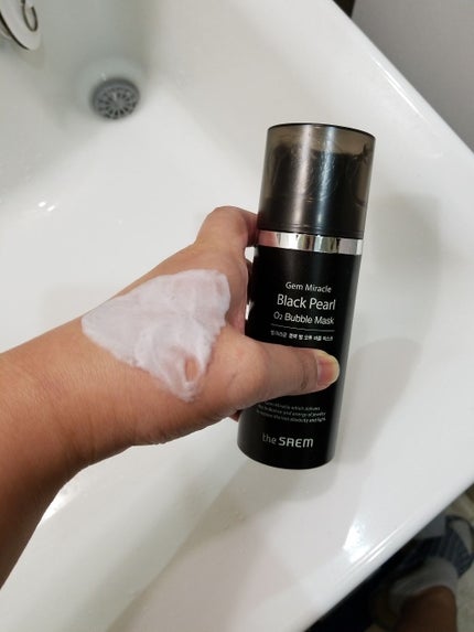ジェムミラクル ブラックパール O2バブルマスク/the SAEM/洗い流すパック・マスクを使ったクチコミ(1枚目)