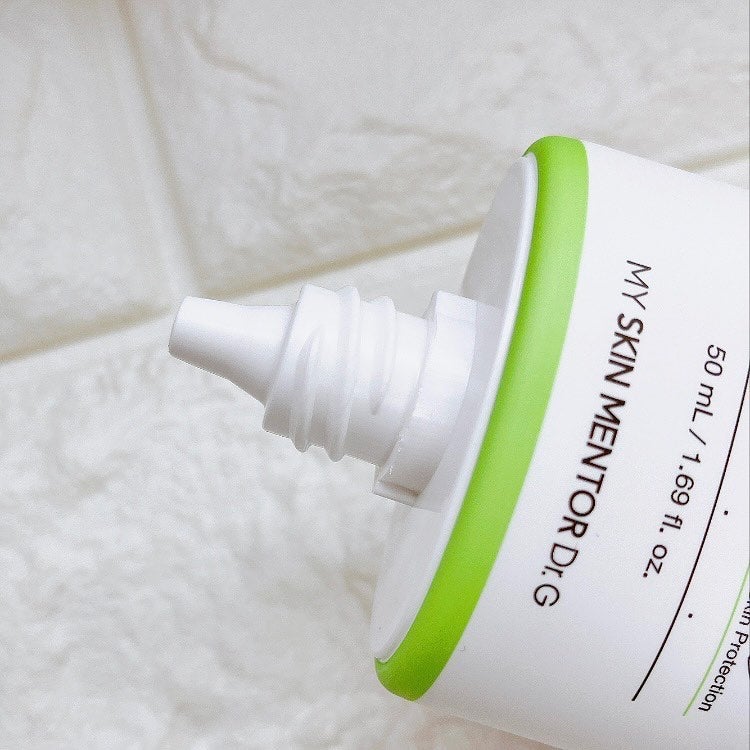 グリーンマイルドアップサンプラス/Dr.G/日焼け止めクリームを使ったクチコミ(3枚目)