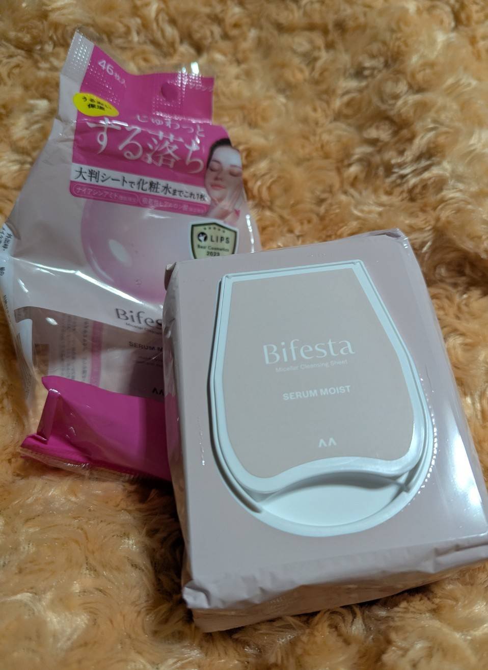 ミセラークレンジングシート セラムモイスト/ビフェスタ/クレンジングシートを使ったクチコミ（1枚目）