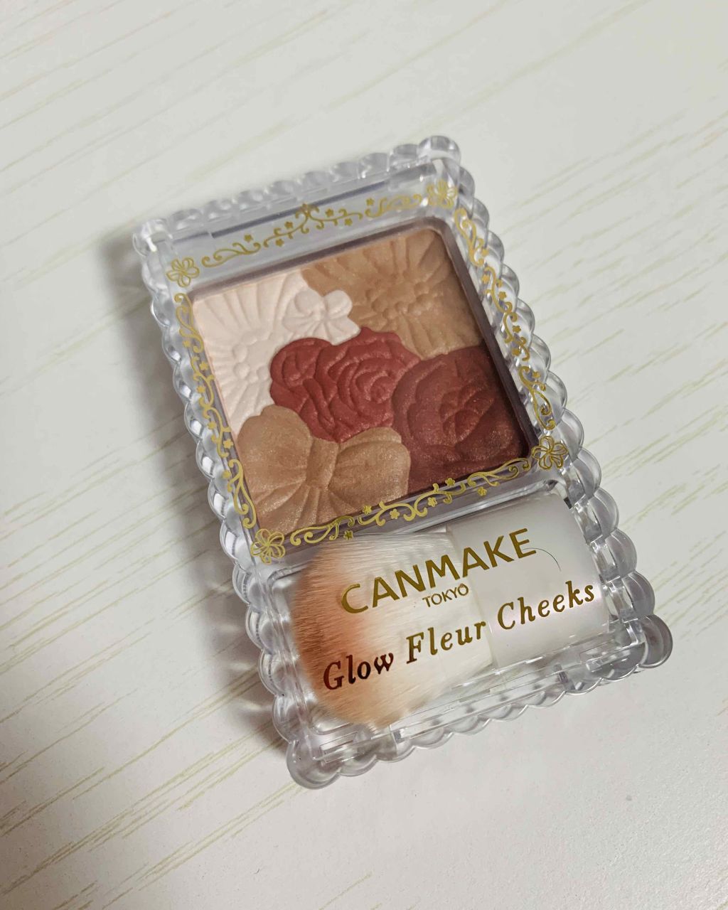 グロウフルールチークス/キャンメイク/パウダーチークを使ったクチコミ(1枚目)