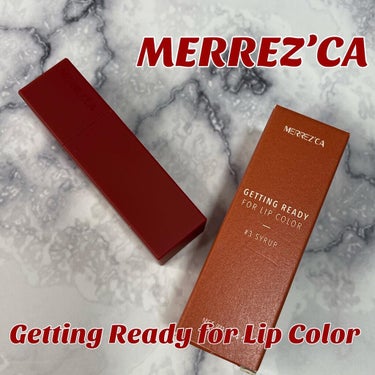 Getting Ready for Lip Color/MERREZ'CA/口紅を使ったクチコミ（1枚目）