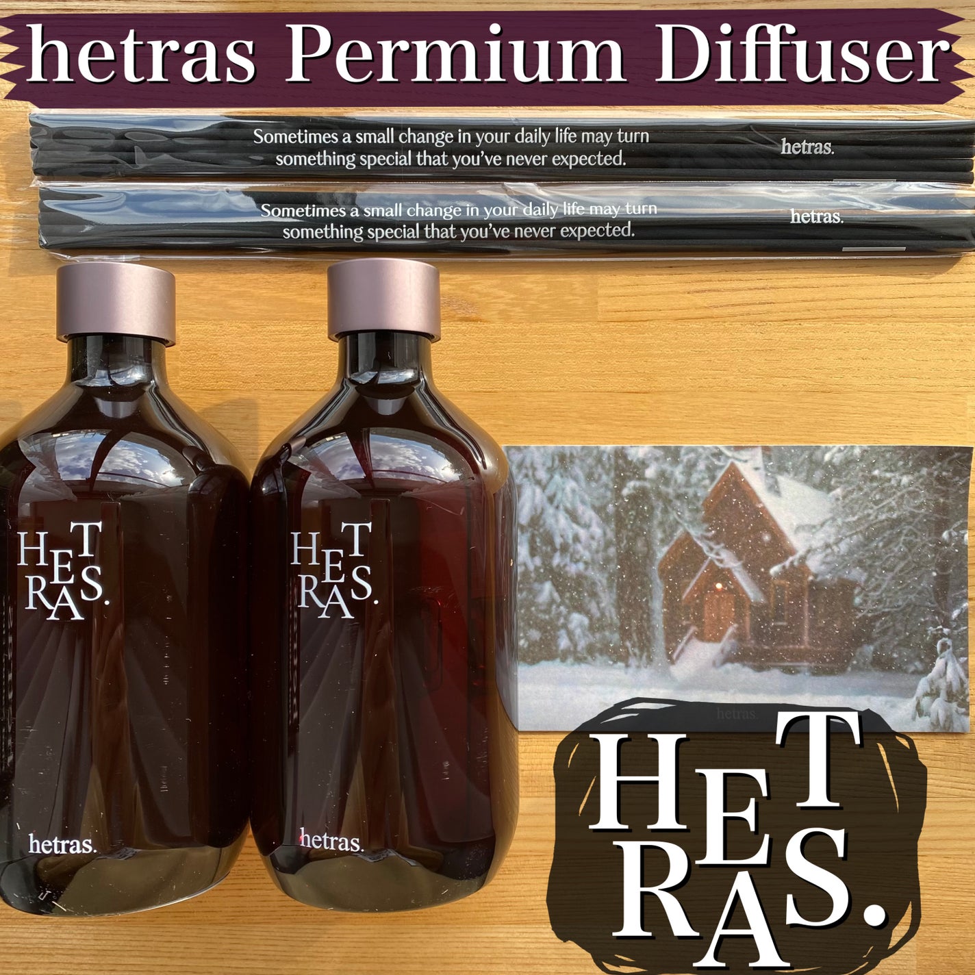 プレミアムディフューザー/hetras/ルームフレグランスを使ったクチコミ(1枚目)