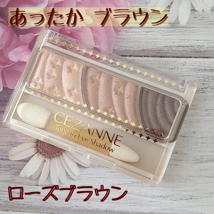 トーンアップアイシャドウ/CEZANNE/アイシャドウパレットを使ったクチコミ(1枚目)