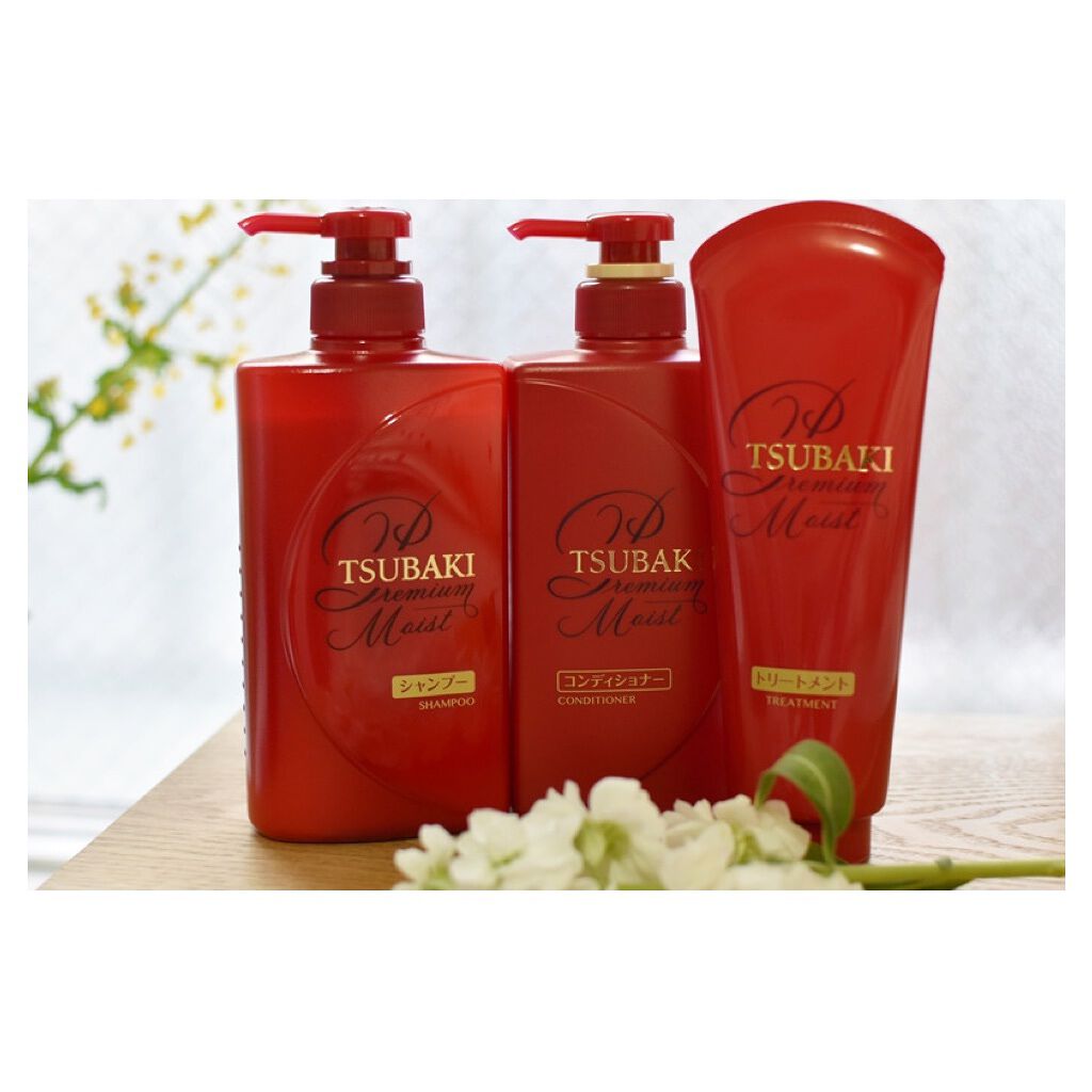 プレミアムモイスト シャンプー／ヘアコンディショナー/TSUBAKI/市販シャンプーを使ったクチコミ（1枚目）