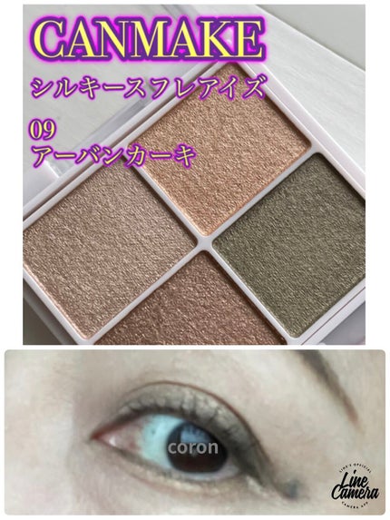 シルキースフレアイズ/キャンメイク/アイシャドウパレットを使ったクチコミ(1枚目)