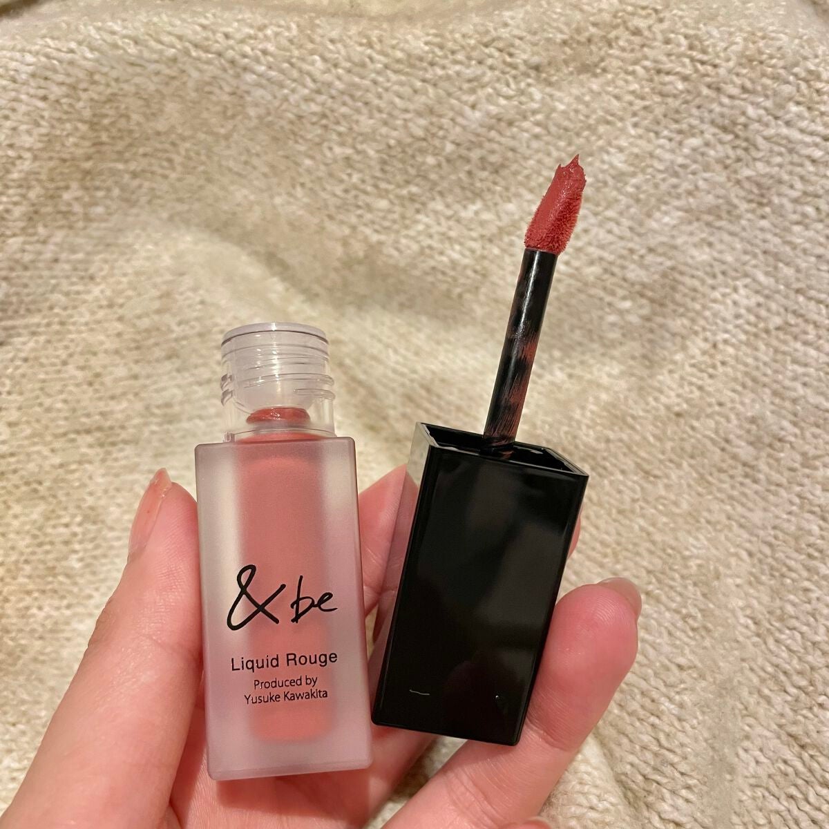 &be リキッドルージュ/&be/口紅を使ったクチコミ(4枚目)