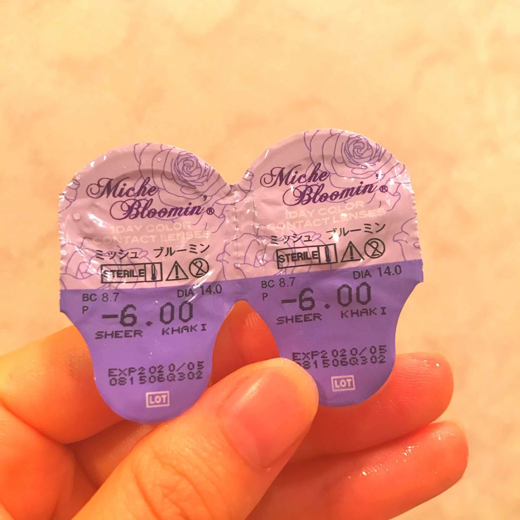 ミッシュ ブルーミン ワンデー (クォーターヴェール シリーズ／イノセント シリーズ)/ミッシュブルーミン/ワンデー（１DAY）カラコンを使ったクチコミ（1枚目）