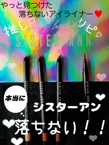 リキッドブラシペンアイライナー/SISTER ANN/リキッドアイライナーを使ったクチコミ(1枚目)