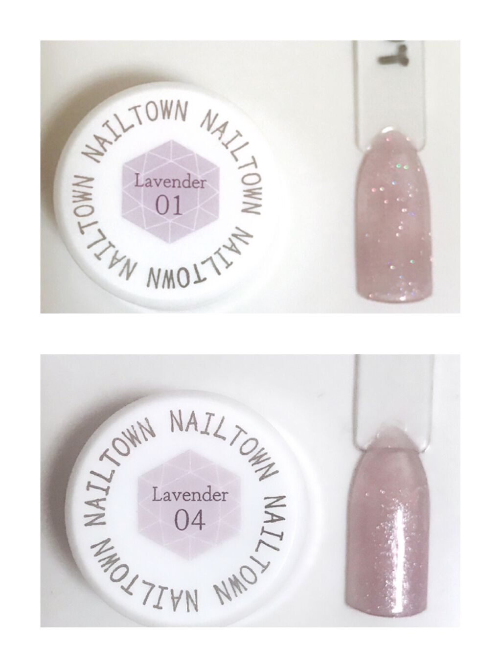 ラベンダージェル/NAILTOWN/ジェルネイルを使ったクチコミ（3枚目）