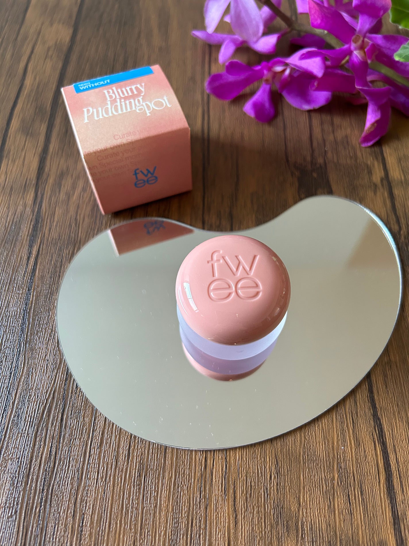 リップアンドチーク ブラーリープリンポット/fwee/口紅を使ったクチコミ(1枚目)