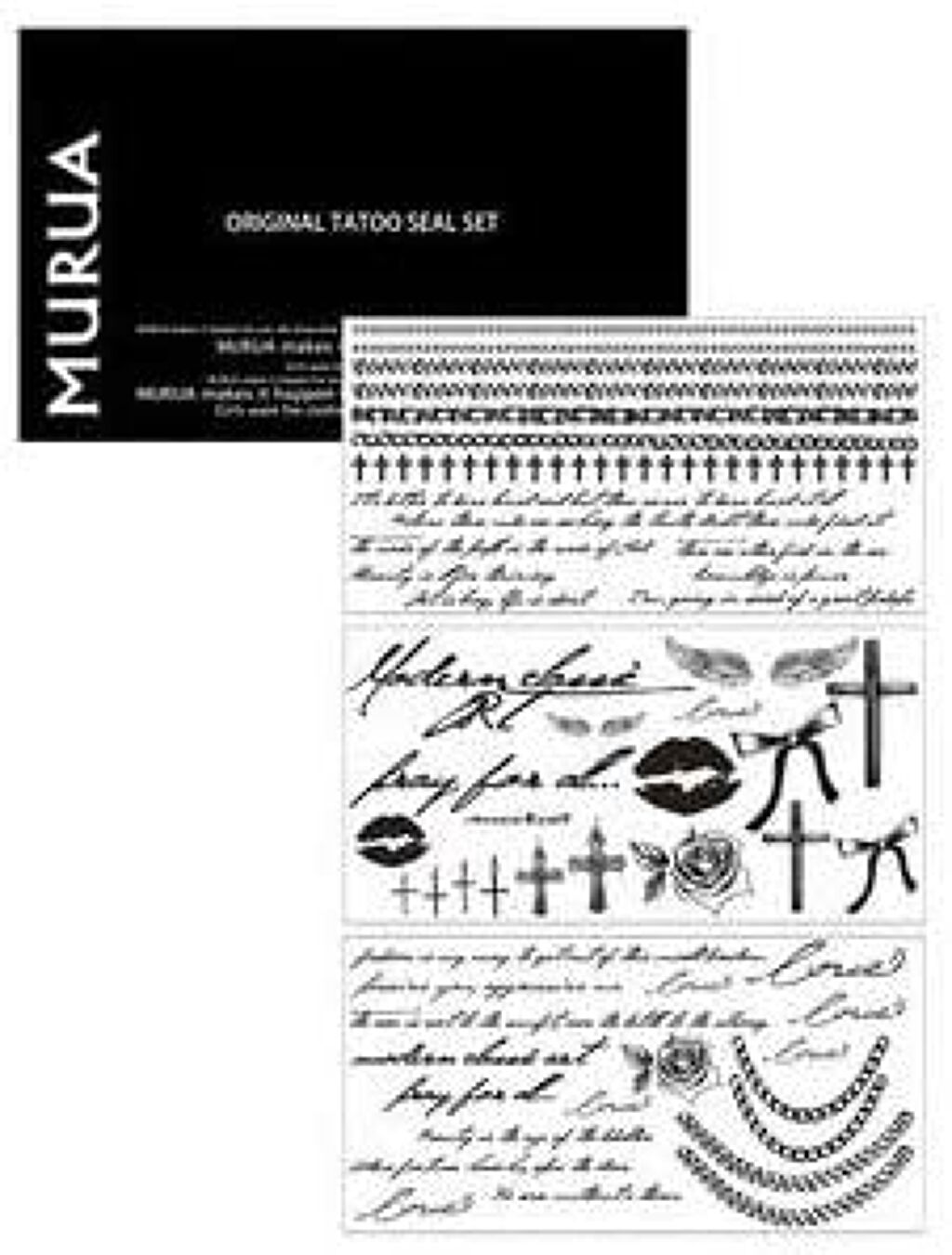 MURUA original tatoo seal set
