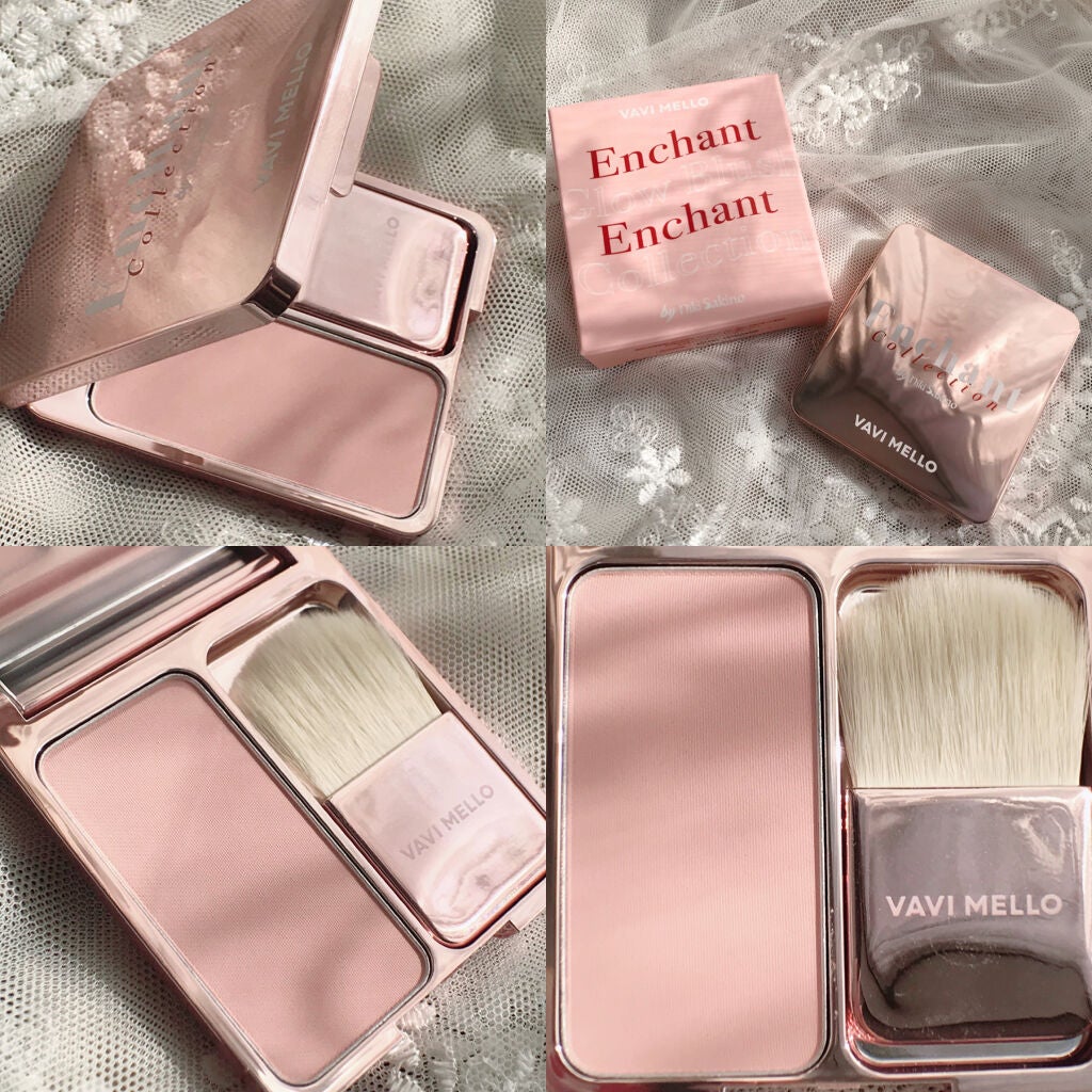 エンチャントグロウブラッシュ/VAVI MELLO/パウダーチークを使ったクチコミ(2枚目)