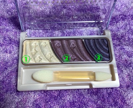 トーンアップアイシャドウ/CEZANNE/アイシャドウパレットを使ったクチコミ(2枚目)