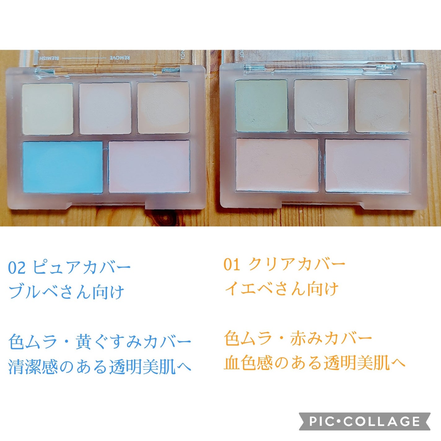 コンシールブレンダーパレット/LUNA/パレットコンシーラーを使ったクチコミ(2枚目)