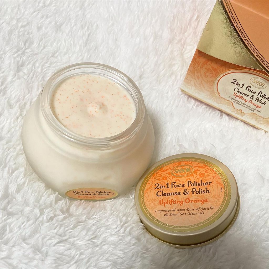 フェイスポリッシャー インビゴレイティング/SABON/スクラブ・ゴマージュを使ったクチコミ（2枚目）
