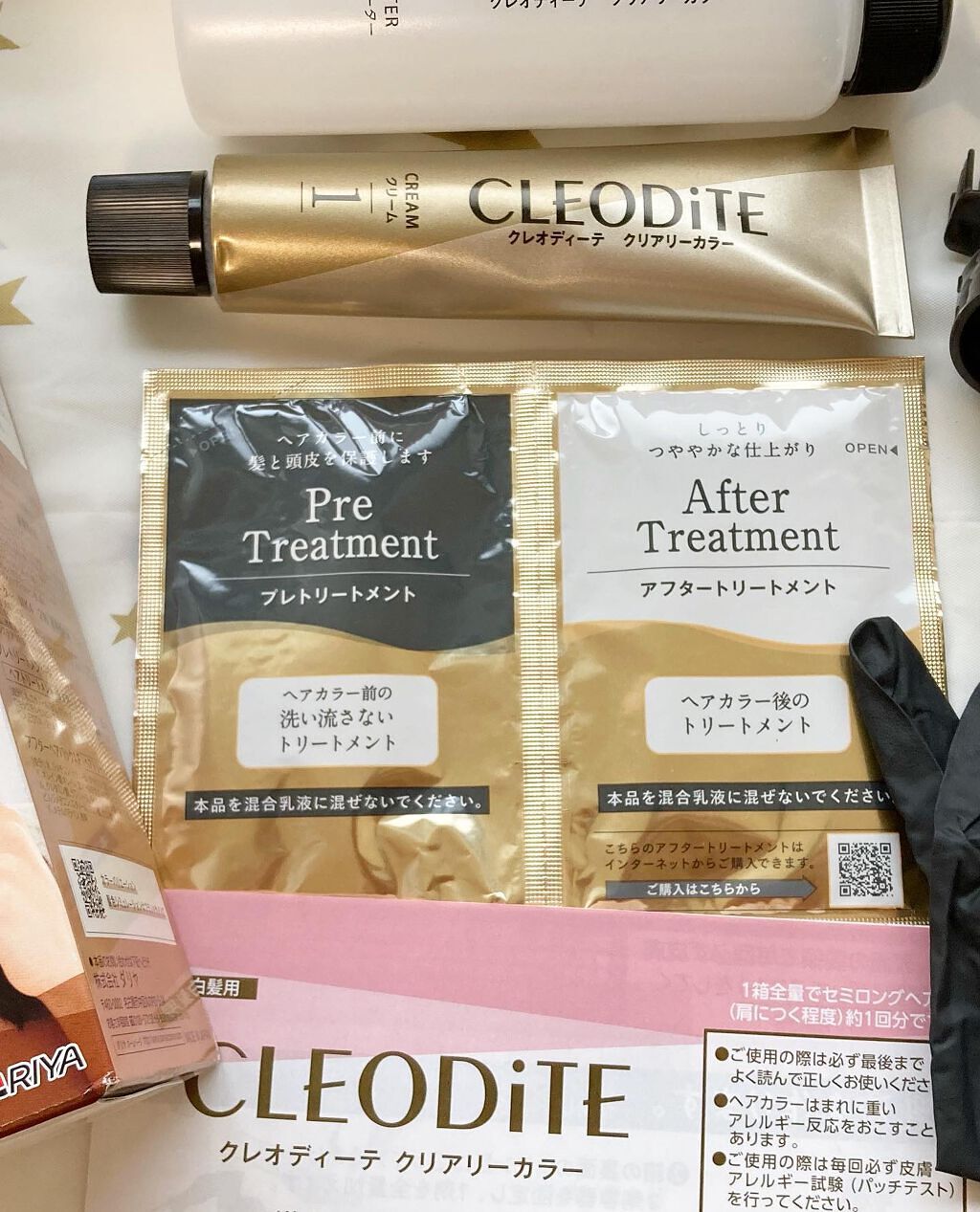 クリアリーカラー (白髪用) /クレオディーテ/ヘアカラーを使ったクチコミ(2枚目)