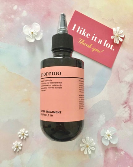 ウォータートリートメントミラクル10/moremo/洗い流すヘアトリートメントを使ったクチコミ(1枚目)
