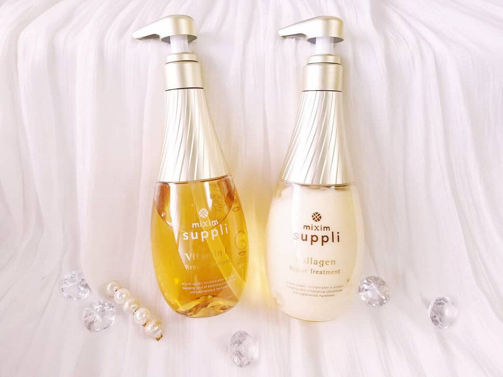 ビタミン リペアシャンプー/コラーゲン リペアヘアトリートメント/mixim suppli/市販シャンプーを使ったクチコミ(1枚目)
