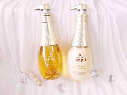 ビタミン リペアシャンプー/コラーゲン リペアヘアトリートメント/mixim suppli/市販シャンプーを使ったクチコミ(1枚目)