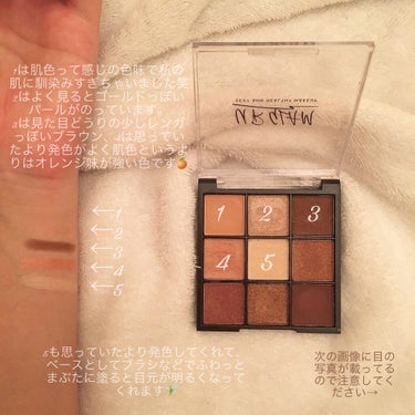 UR GLAM　BLOOMING EYE COLOR PALETTE/U R GLAM/パウダーアイシャドウを使ったクチコミ（3枚目）