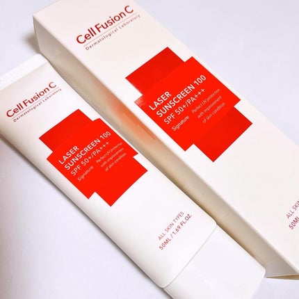 レーザーサンスクリーン 100/Cell Fusion C(セルフュージョンシー)/日焼け止めクリームを使ったクチコミ(2枚目)