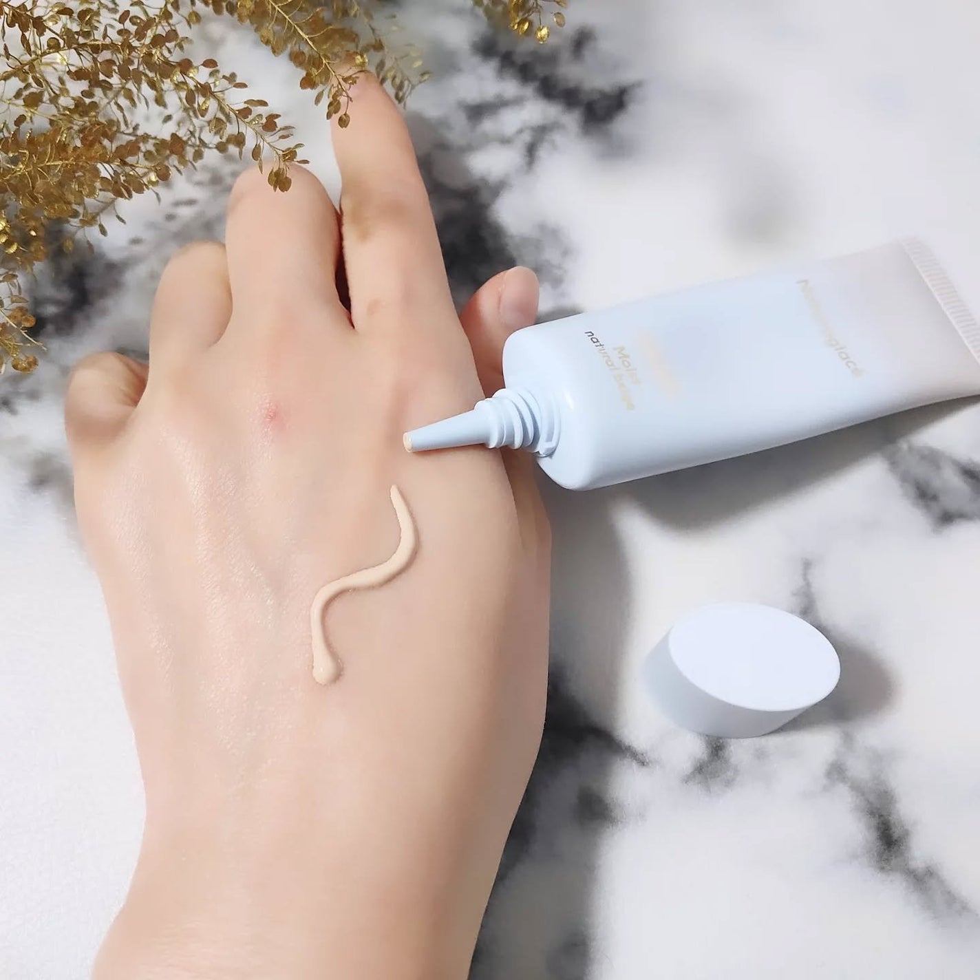 メイクアップ クリーム モイスト/ナチュラグラッセ/化粧下地を使ったクチコミ(4枚目)