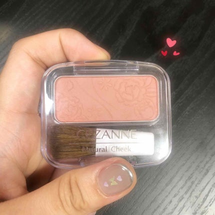 ナチュラル チークN/CEZANNE/パウダーチークを使ったクチコミ(1枚目)
