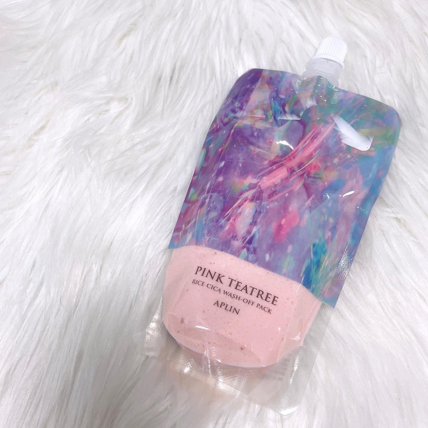 ピンクティーツリーライスシカウォッシュオフパック/APLIN/洗い流すパック・マスクを使ったクチコミ(4枚目)